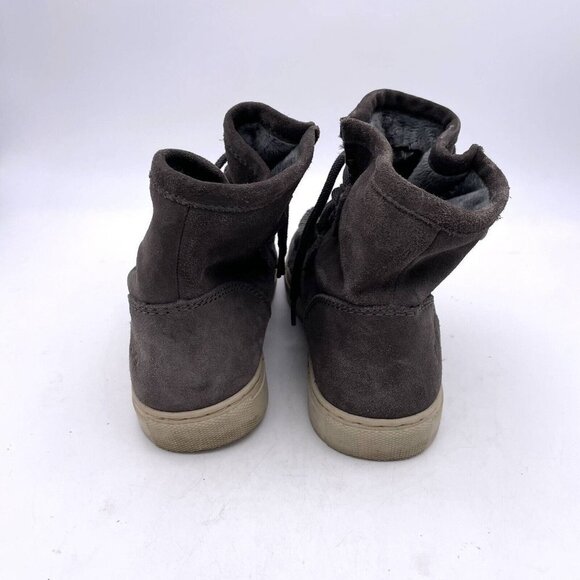 Cougar Fabiola Suede Boots Women's Waterproof Gray Size 6m Lace-Up - Picture 5 of 12